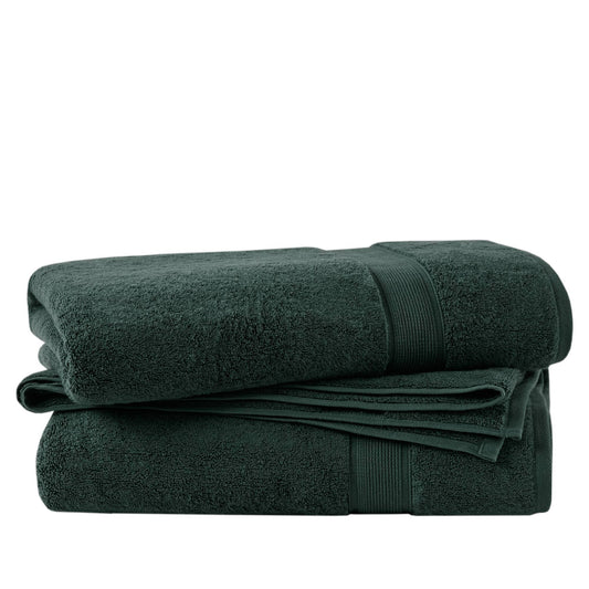 800GSM Ultra-Soft Absorbent Towel Set - Dark Green