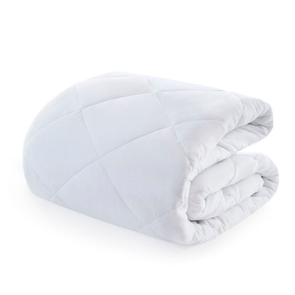 Microfiber Premium - Queen Mattress Pad - White