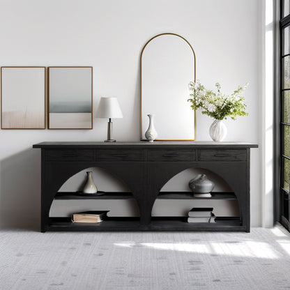 Grayson - Highboard - Black / Gray