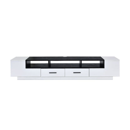 Armour - TV Stand - White & Black