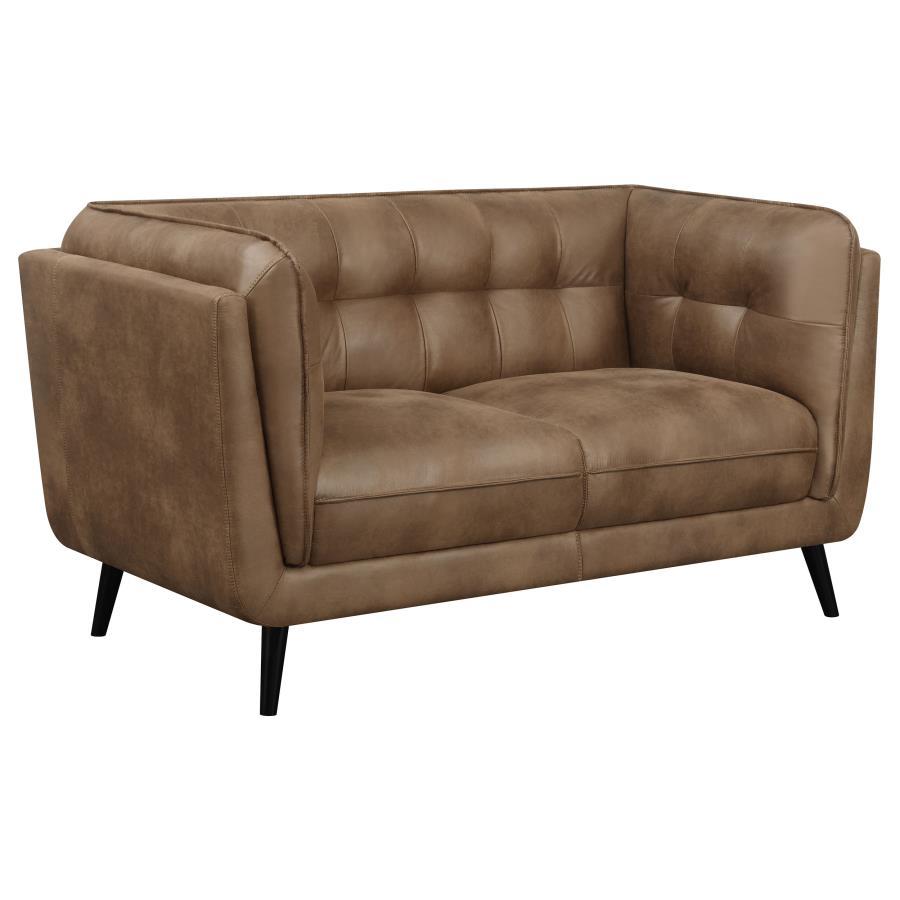 Thatcher - Upholstered Tuxedo Arm Sofa Set