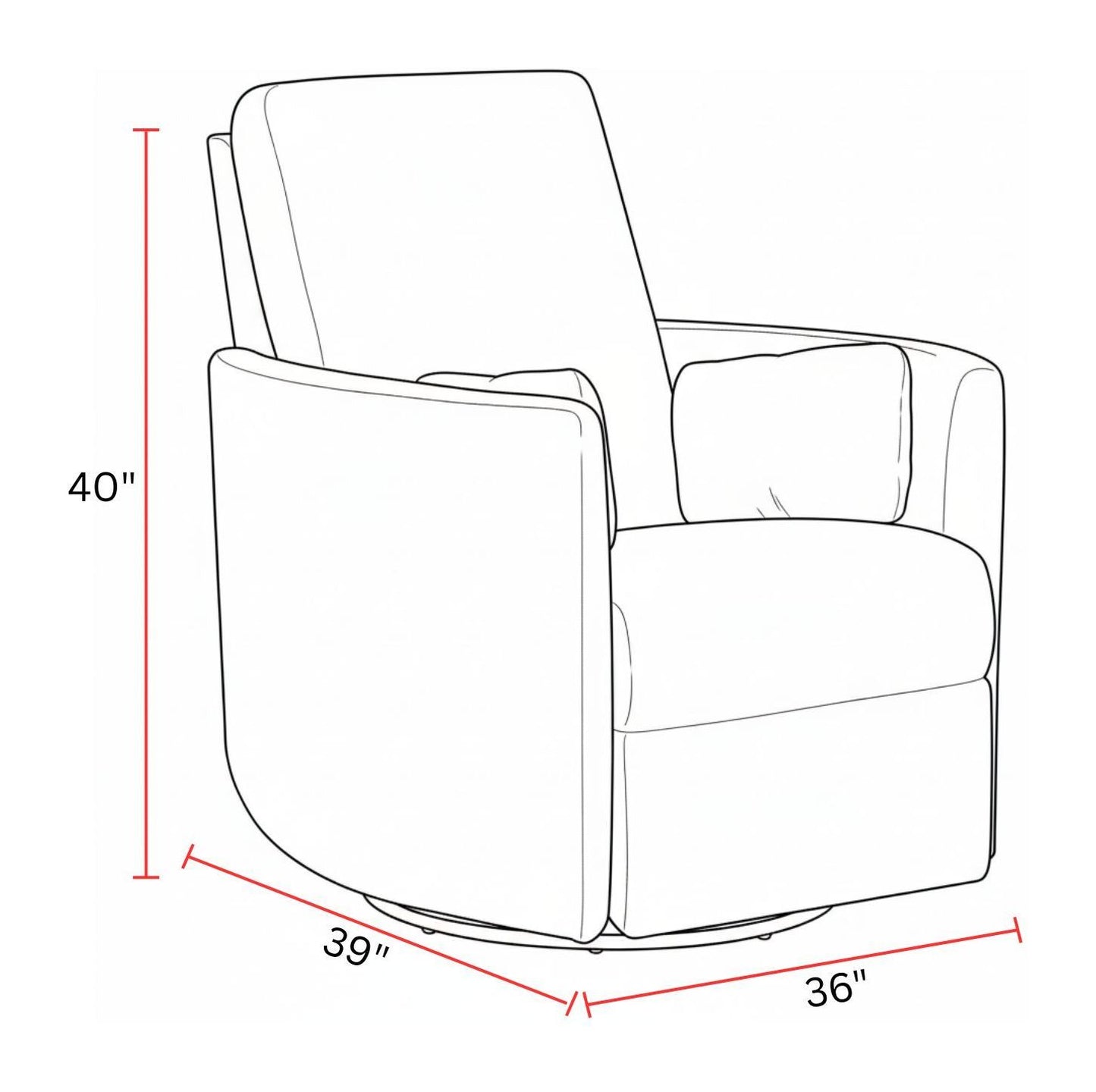 Turner - Manual Swivel Glider Recliner