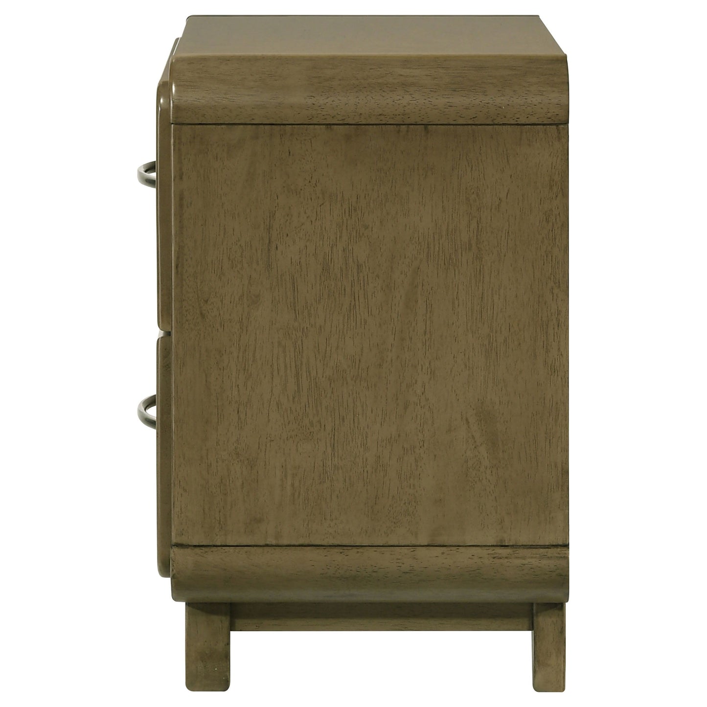 Amsbury - 2-Drawer Nightstand Bedside Table - Nutmeg