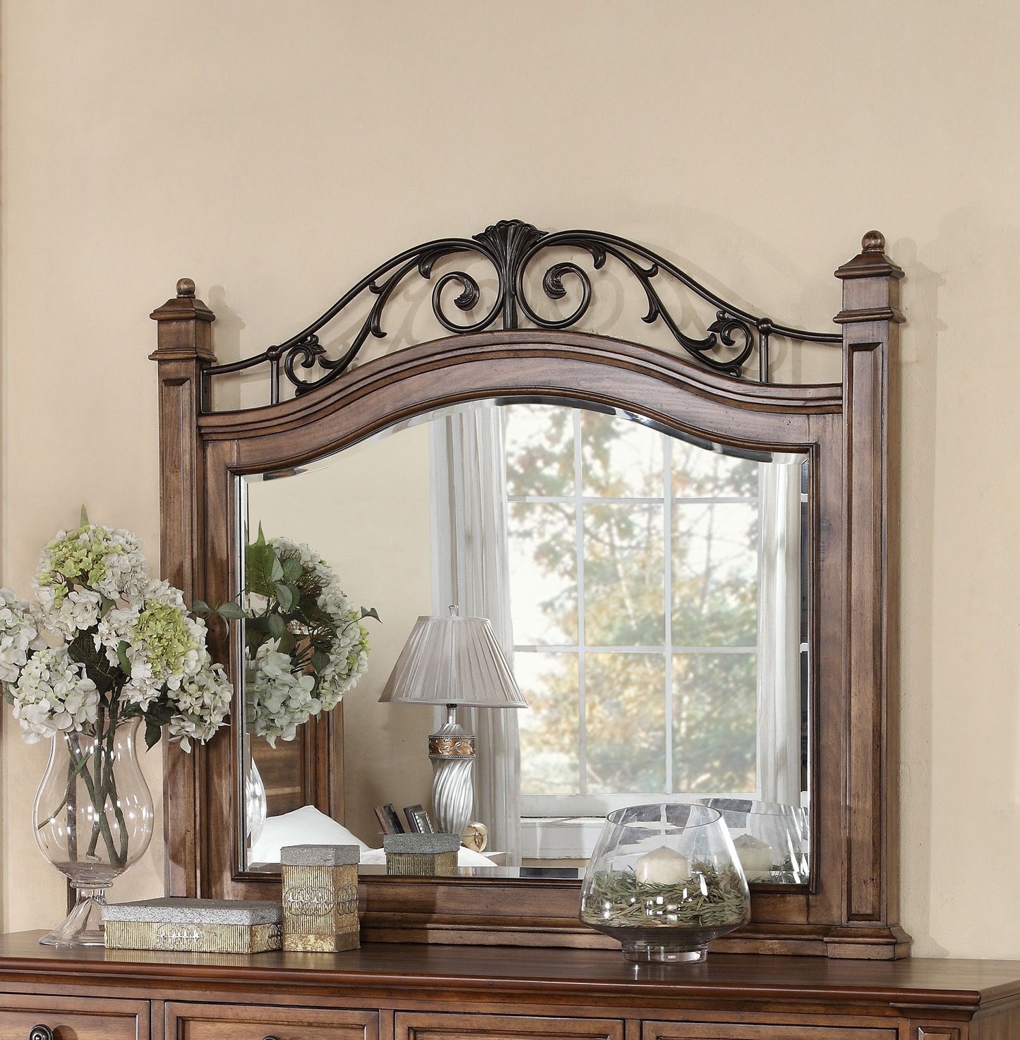 Bridgevine Home - Barclay - Mirror - Rustic Acacia Finish