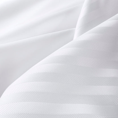 Jacquard - Premium Shower Curtain - White