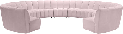 Infinity - 11 Piece Velvet Modular Sectional