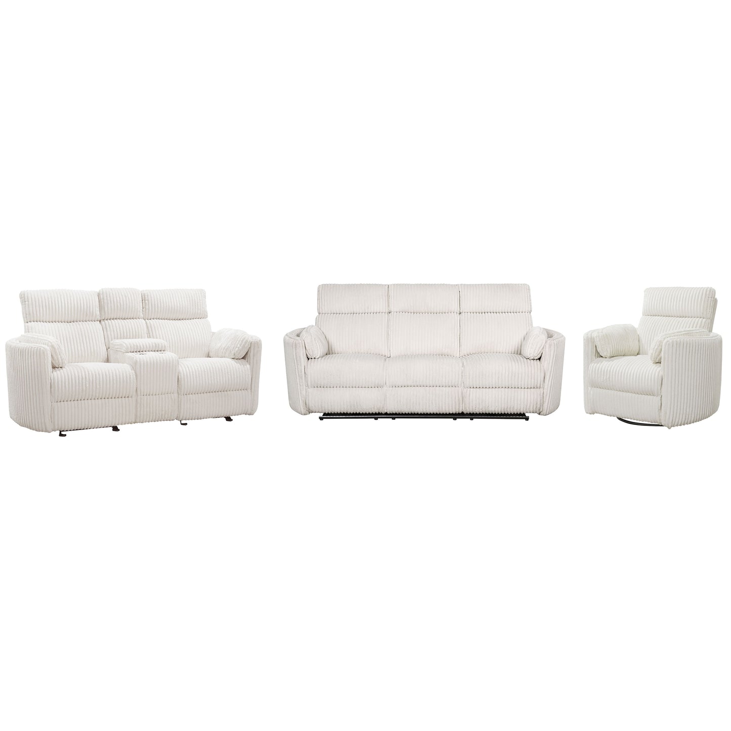 Radius - Power Reclining Sofa Loveseat And Recliner