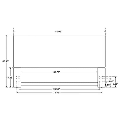 Izzy - Upholstered Panel Headboard