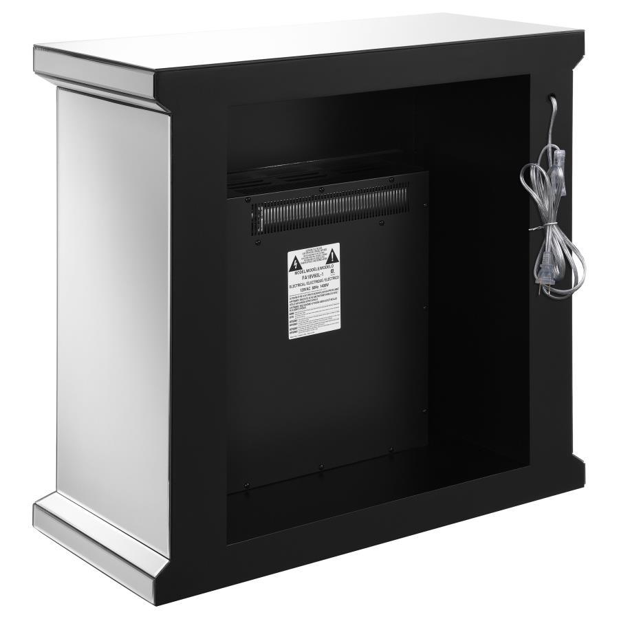 Lorelai - Rectangular Freestanding Fireplace - Mirror