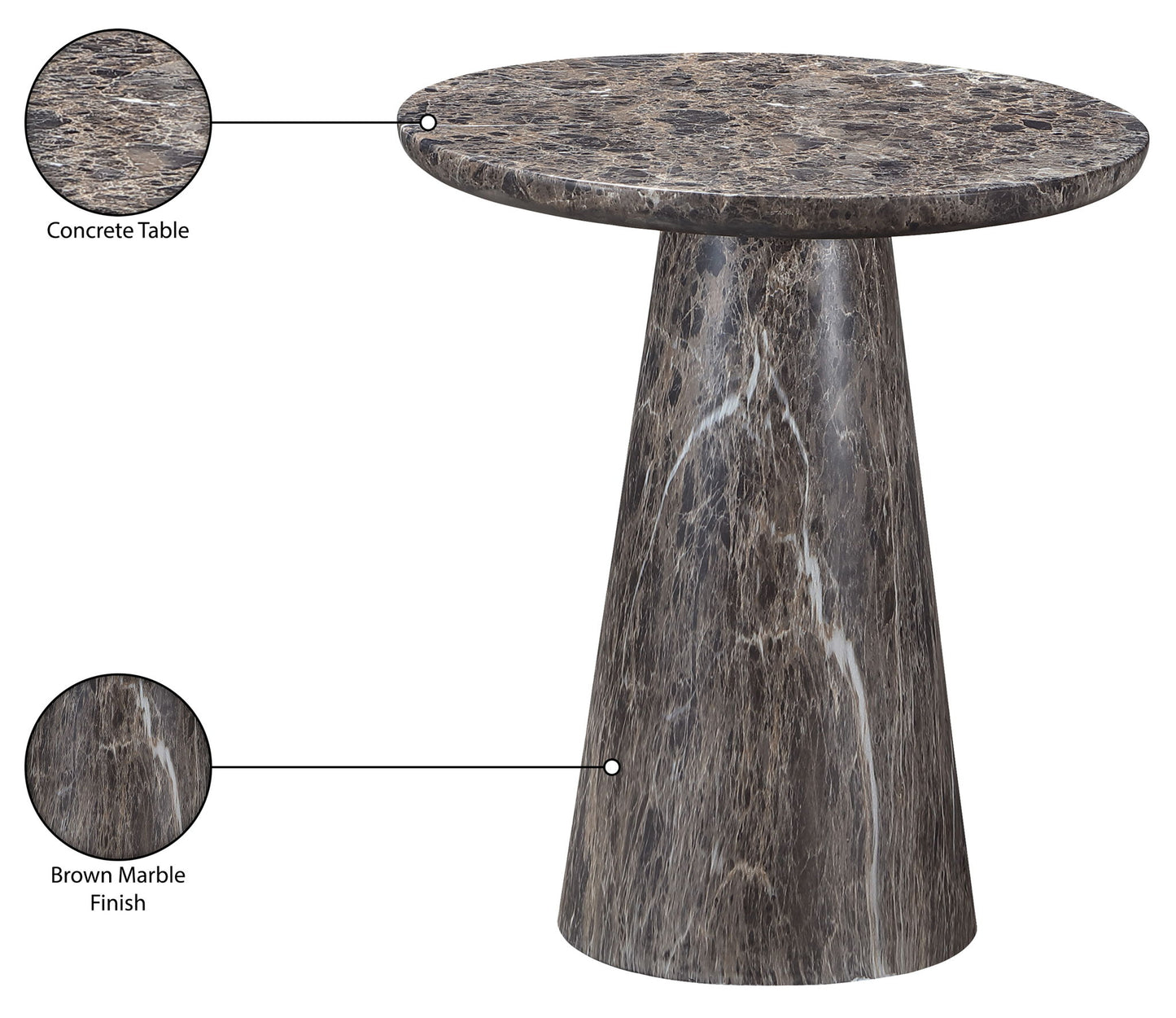 Cassino - Concrete Indoor / Outdoor End Table