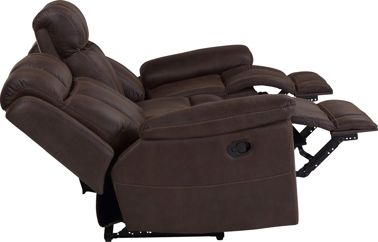 Goliath - Manual Loveseat - Arizona Brown