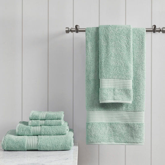 Organic - 6 Piece Towel Set - Seafoam