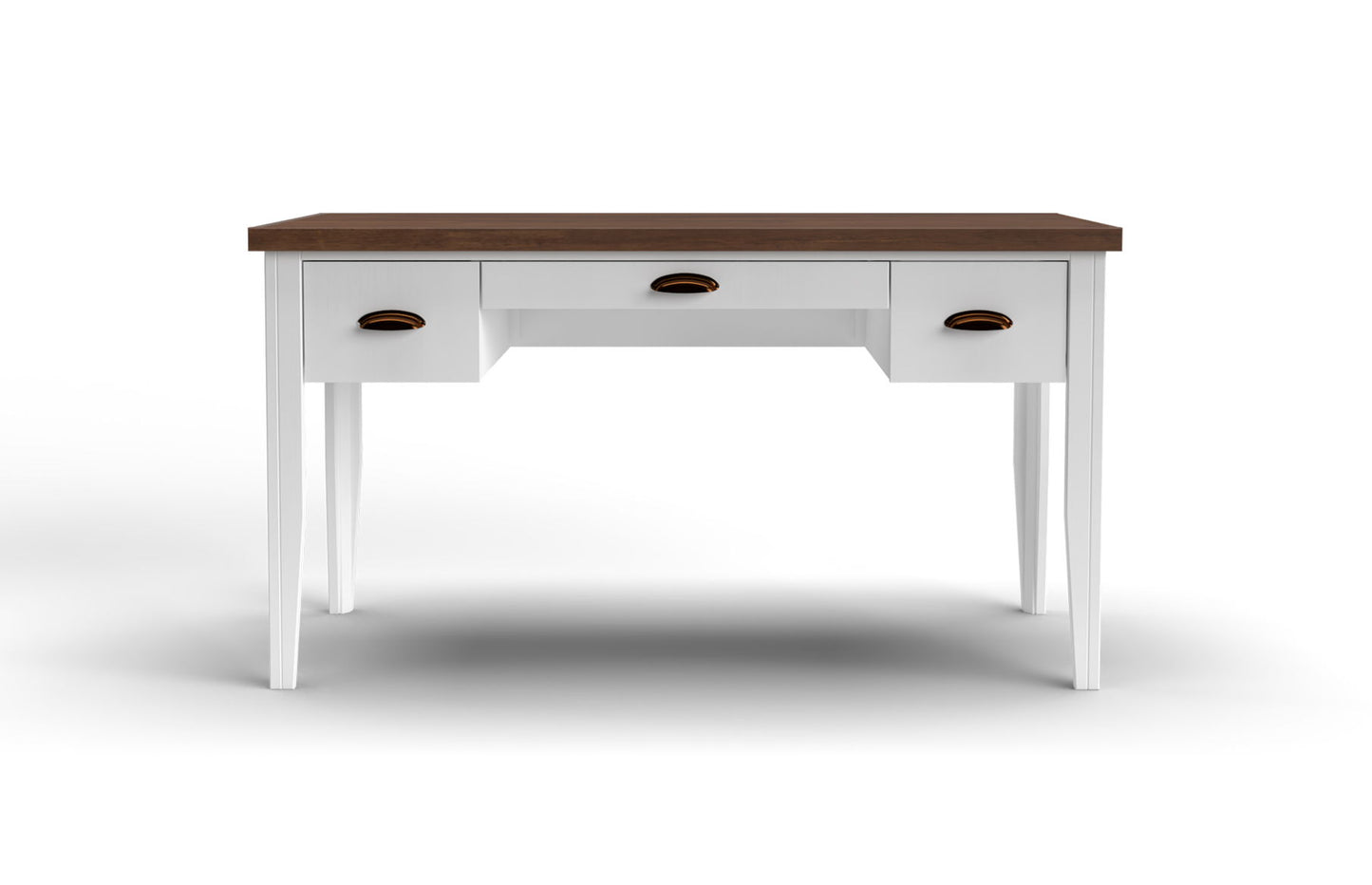 Hampton - Writing Desk - Jasmine Whitewash / Barnwood