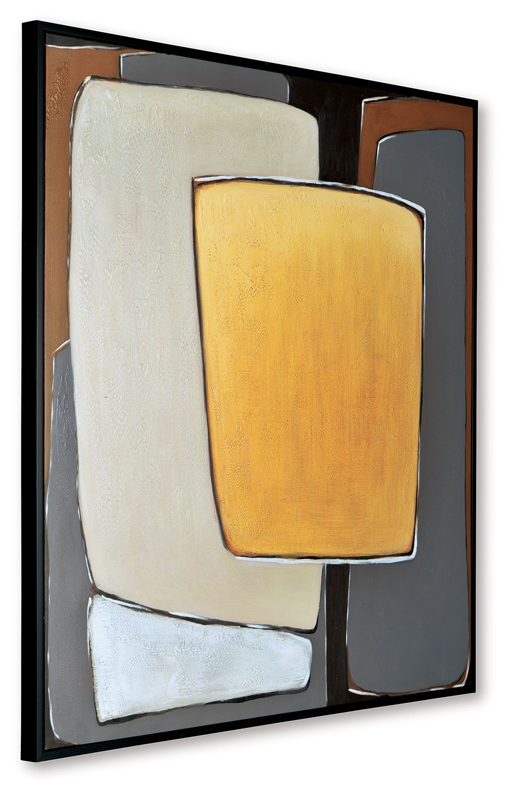 Actman - Cream / Brown / Gray - Wall Art