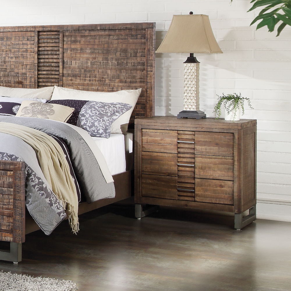 Andria - Nightstand - Reclaimed Oak