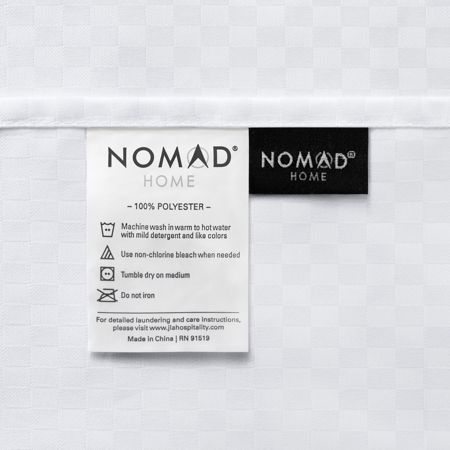 Plain Weave - Essential Shower Curtain - White