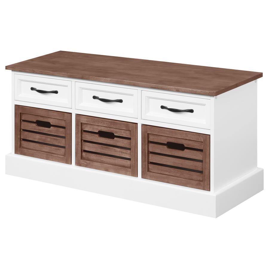 Alma - 3-drawer Storage Bench